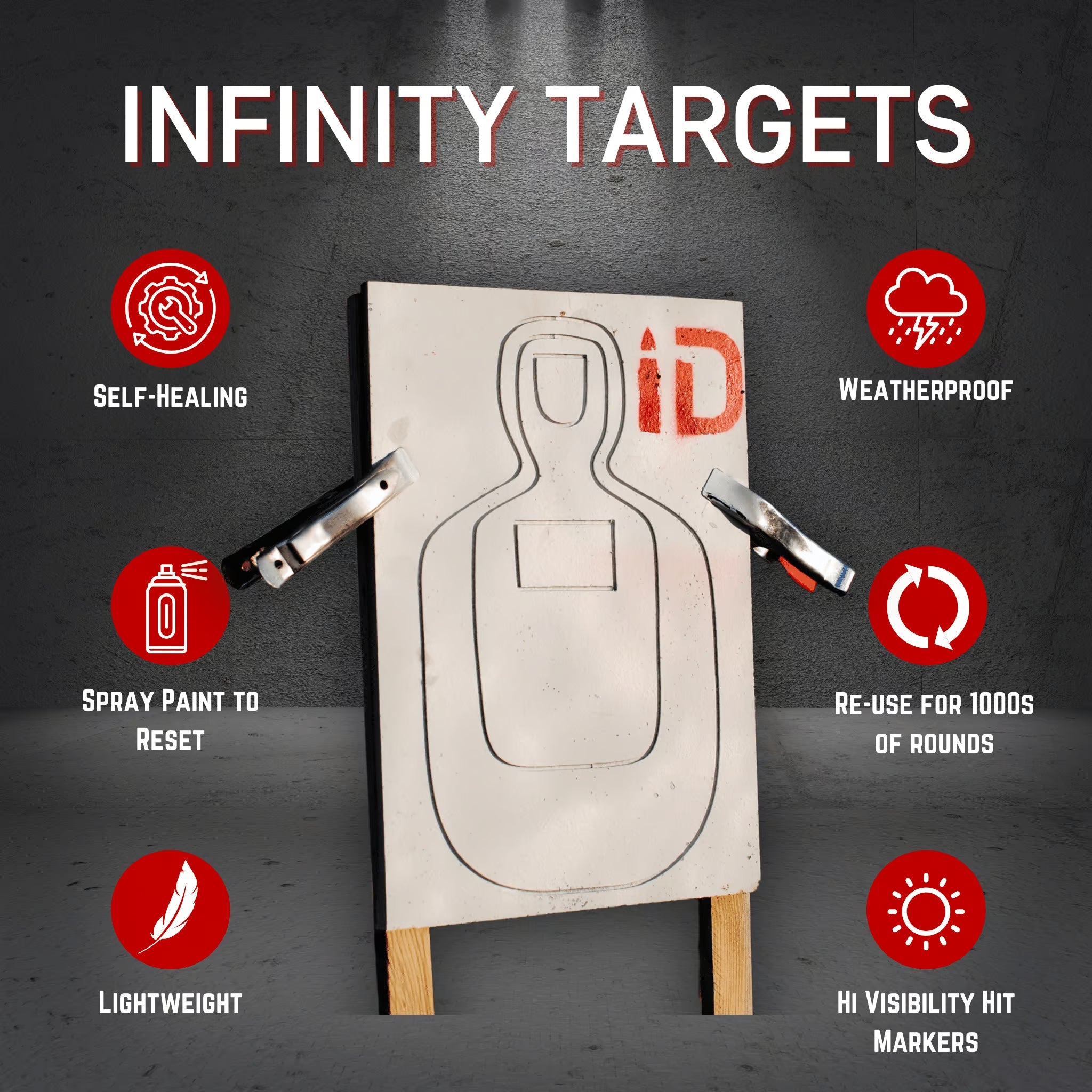 TQ-20 Infinity Target, Stand & Paint Bundle - view 3