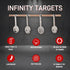Infinity Targets Gong Target Bundle Self-Healing Hangers