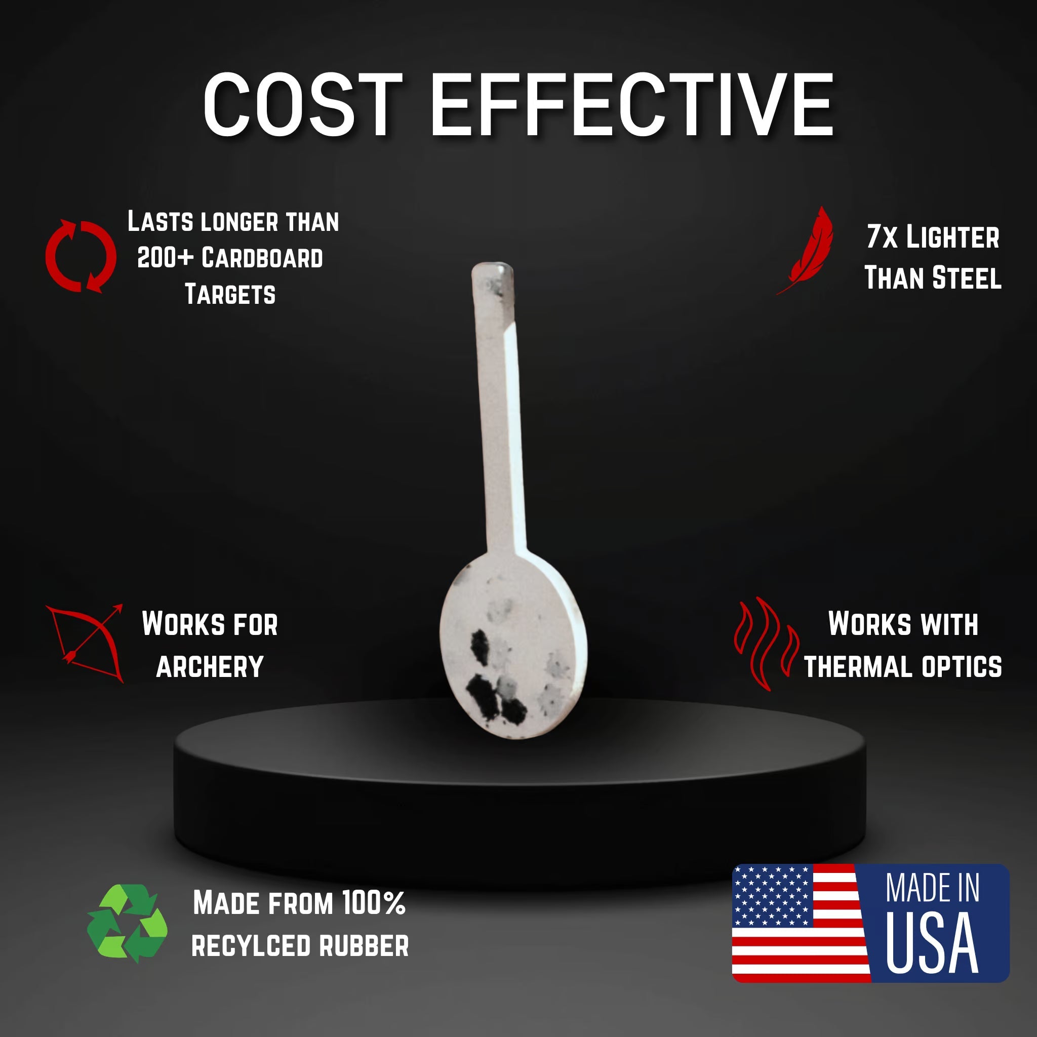 Infinity Targets Rubber Gong Target Hangers