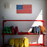 Recycled Firefighter American Flag - Fire Hose — product view 8