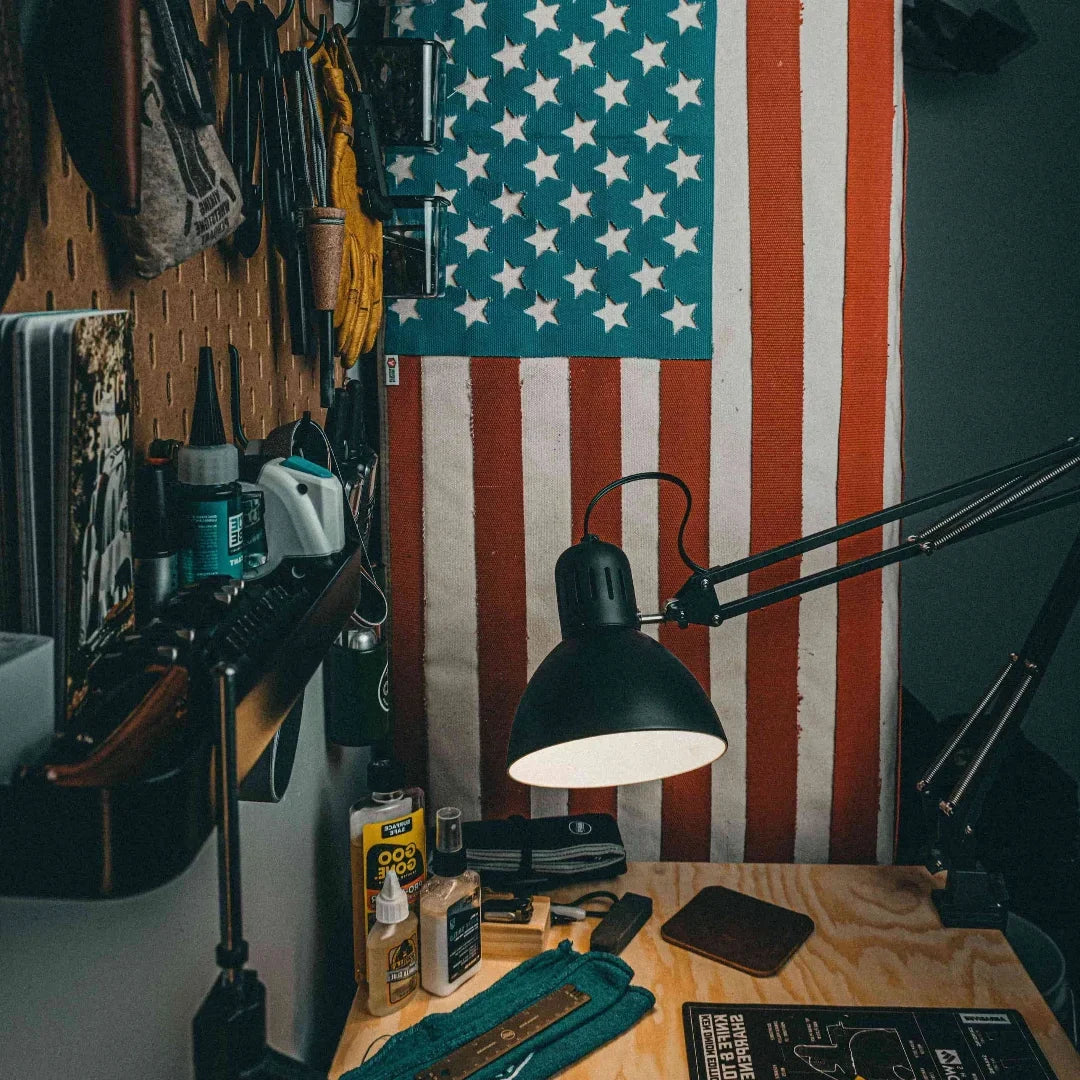 Recycled Firefighter American Flag - Fire Hose — product view 6