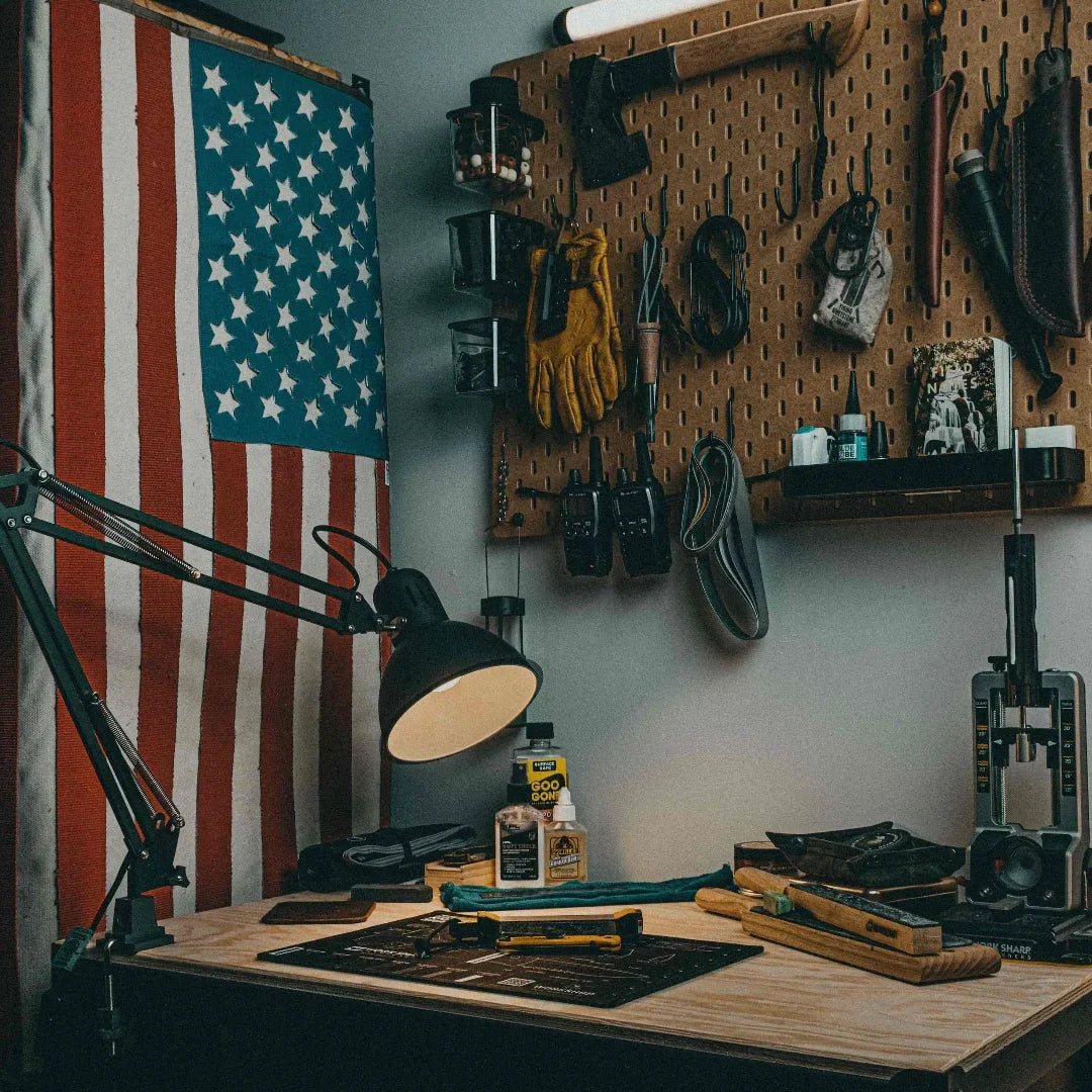 Recycled Firefighter American Flag - Fire Hose — product view 5