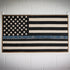 Recycled Firefighter American Flag - Fire Hose - Thin Blue Line — product view 2