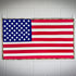 Recycled Firefighter American Flag - Fire Hose & Arid Border — product view 2