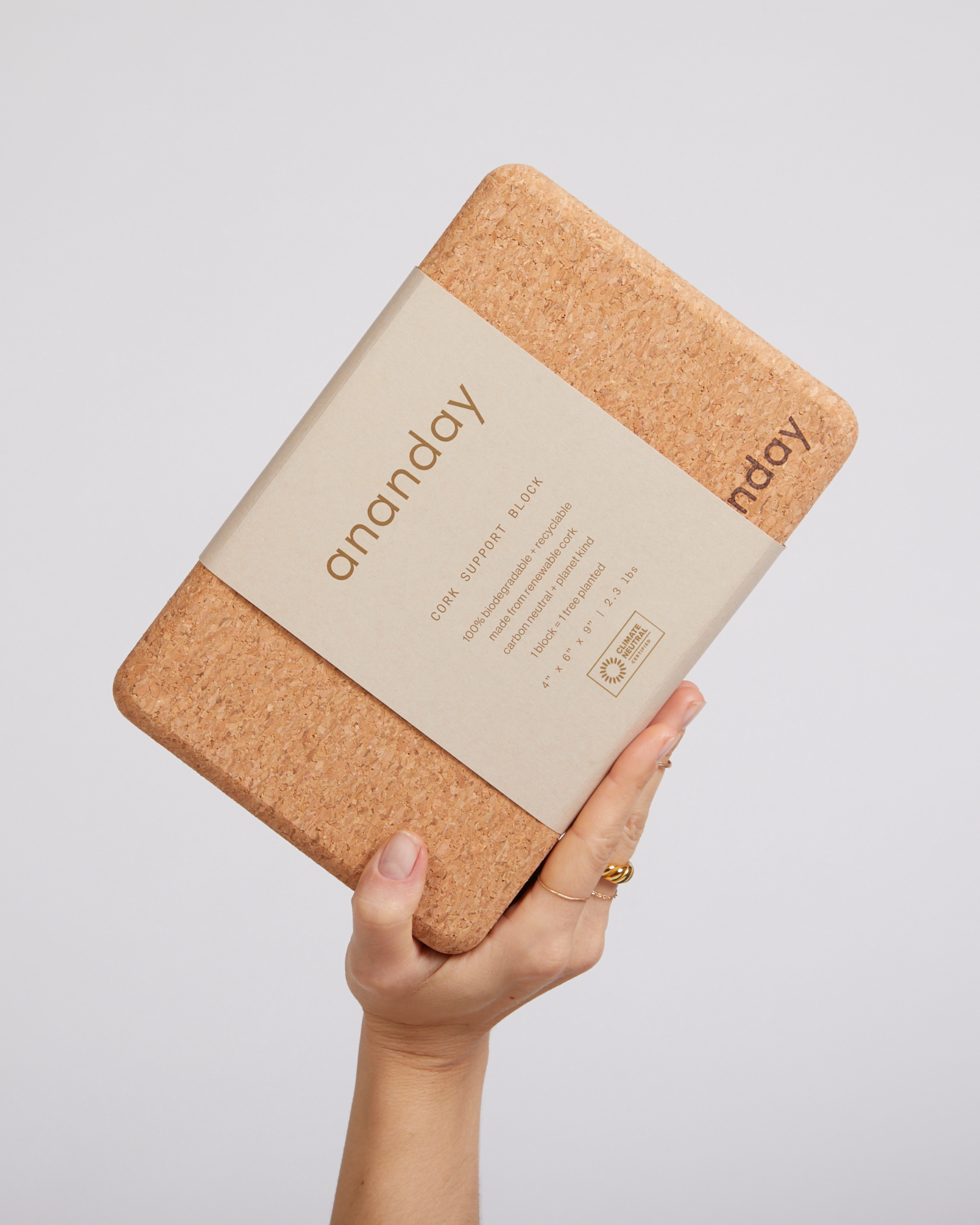 Ananday Cork Yoga Block Set