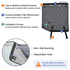4Knines Car Door Covers That Stay In Place - XL