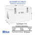 Blue Coolers 60 Quart Ice Vault Roto-Molded Cooler