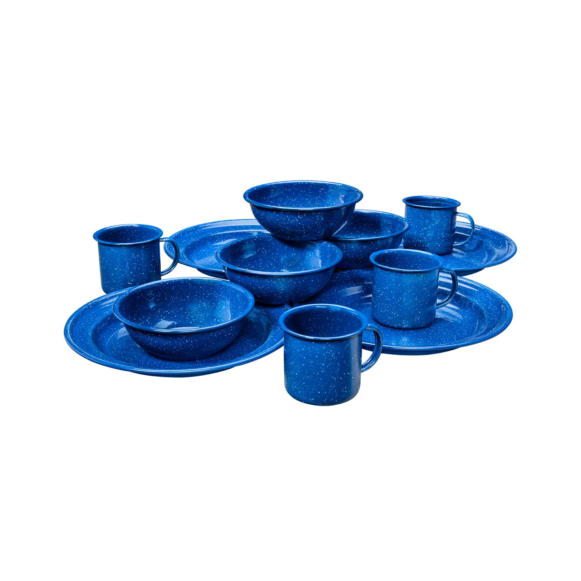 Alpine Mountain Gear 4 Person Enamel Table Set