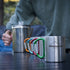 Alpine Mountain Gear Stainless Steel Coffee Set - Percolator and Mugs - 5 Piece Set