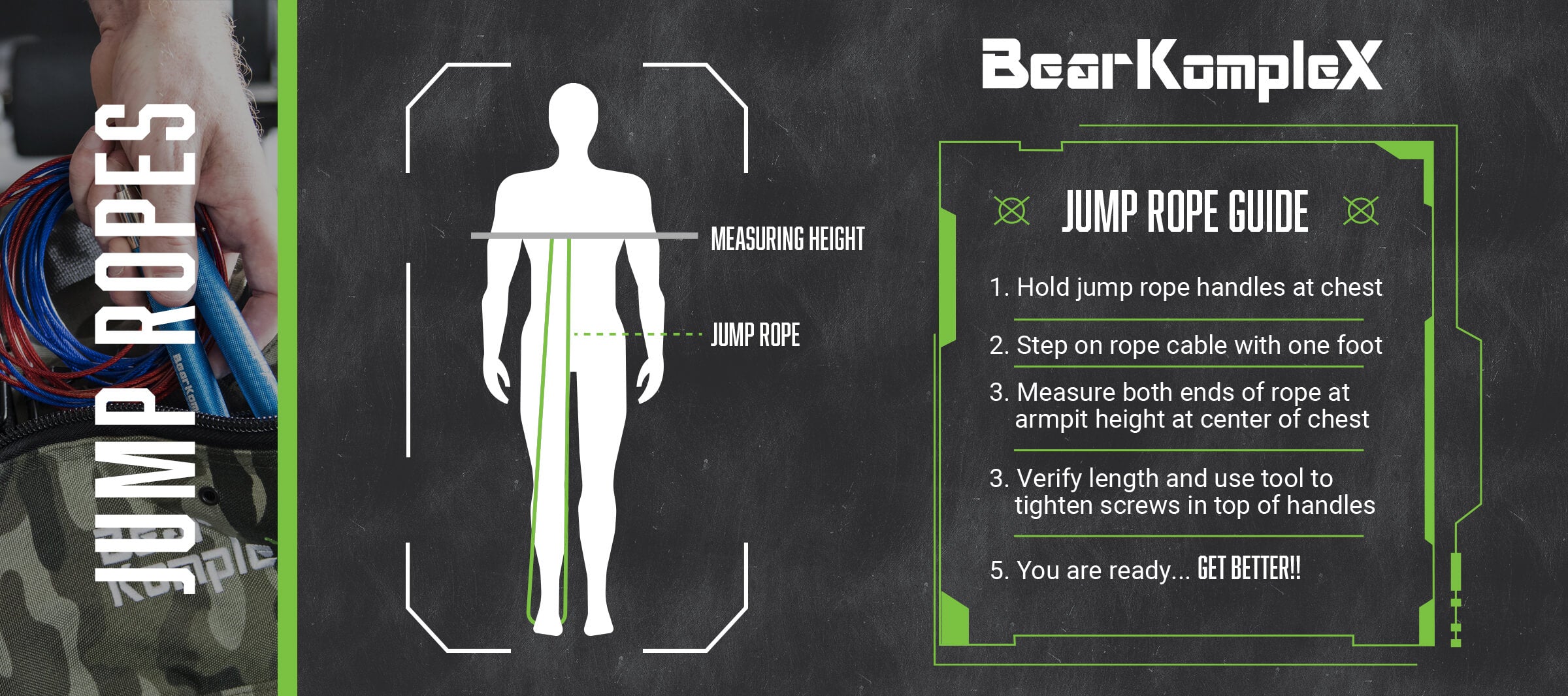 HUMMER Speed Jump Rope by Bear KompleX