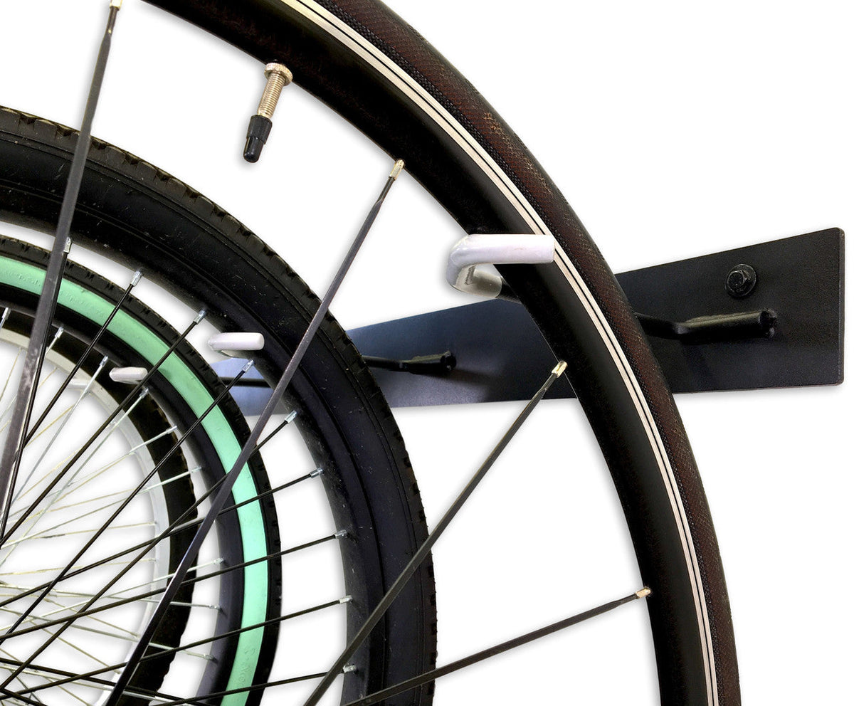Blackstone Wall Mounted Bike Storage Rack | 8 Bikes | Black - product view 5