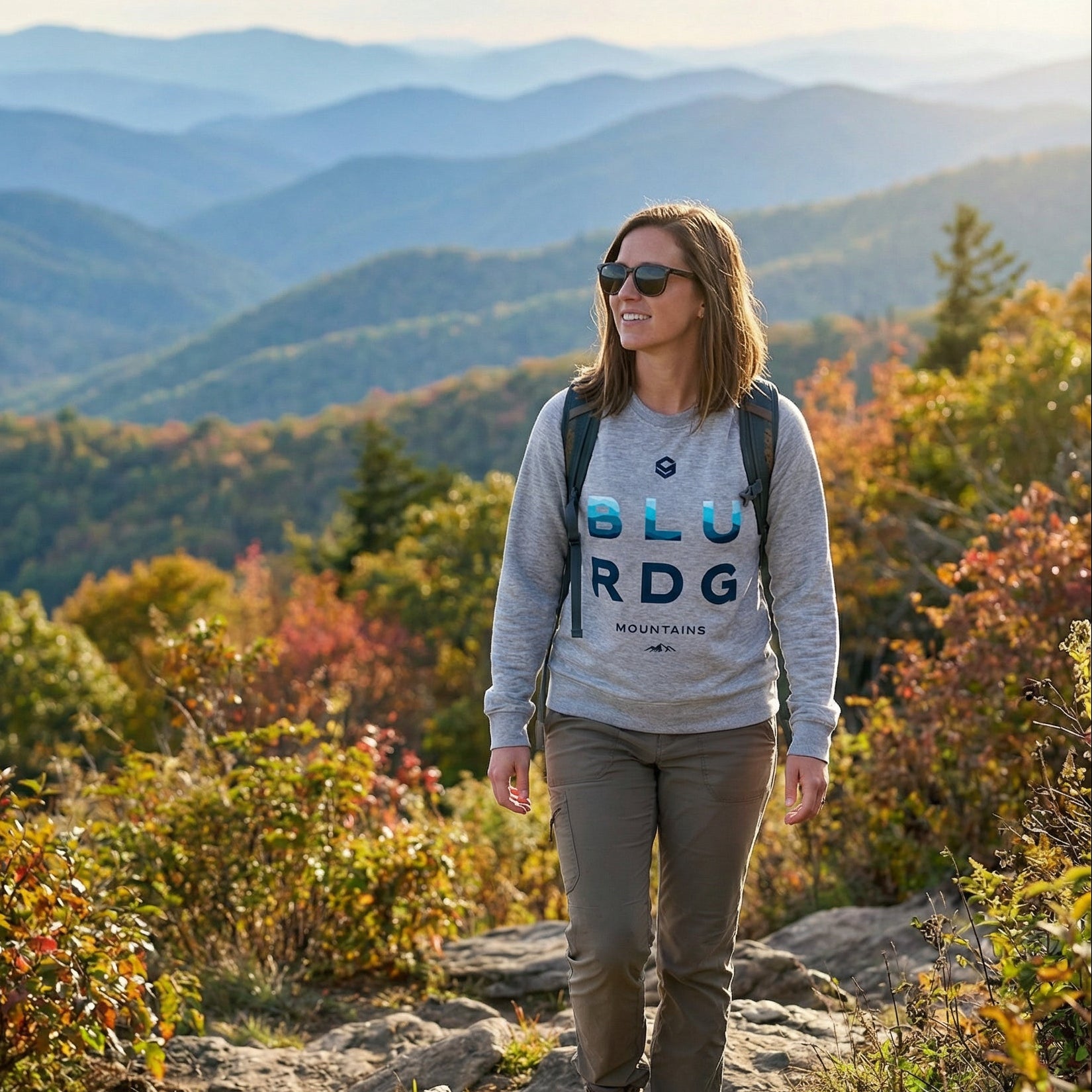 Blue Ridge Mountains Logo Fleece | Womens - product view 1