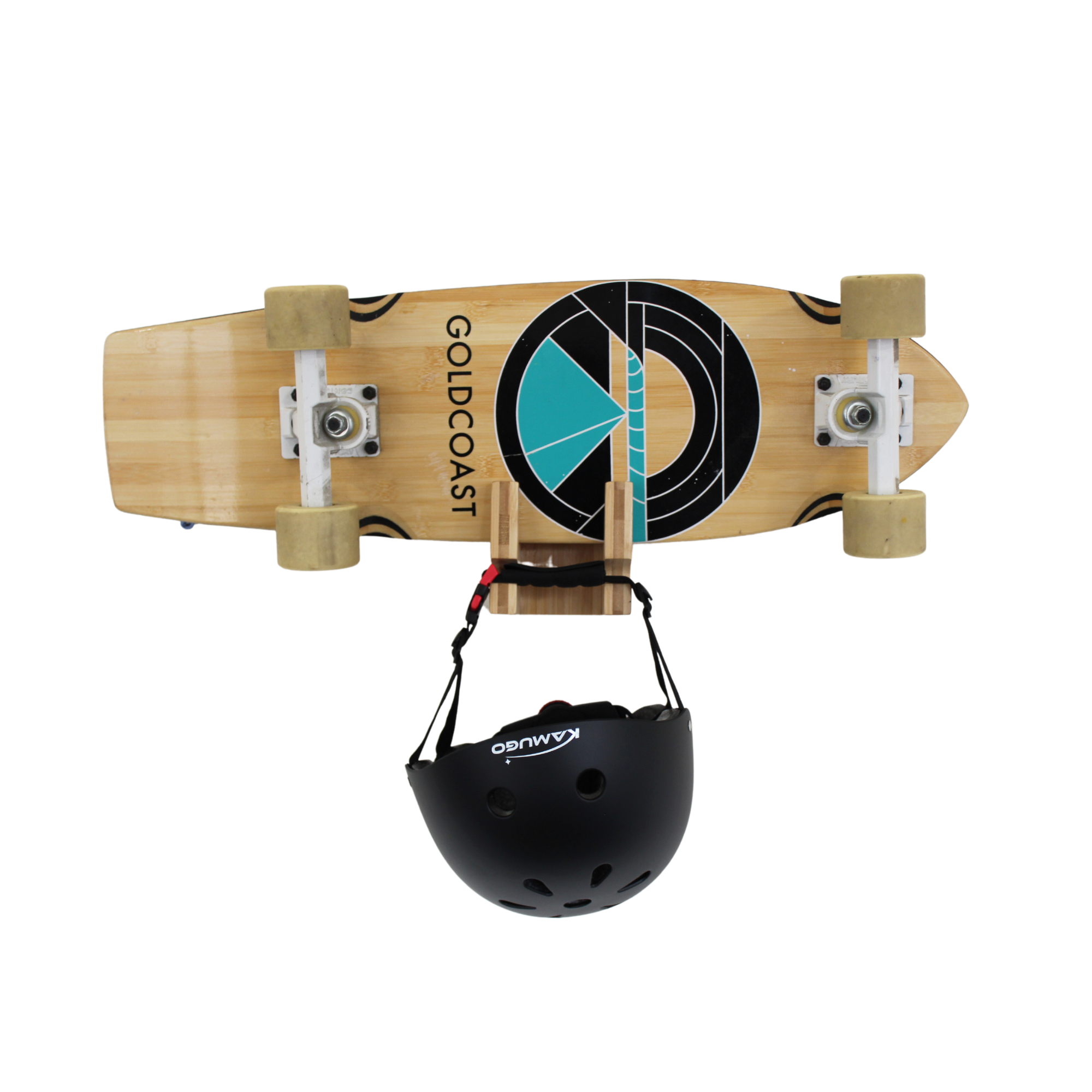 COR Surf Bamboo Skate & Snowboard Wall Rack