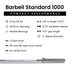 Barbell Standard Barbell 1000 Compact Barbell Weight Sets - view 5