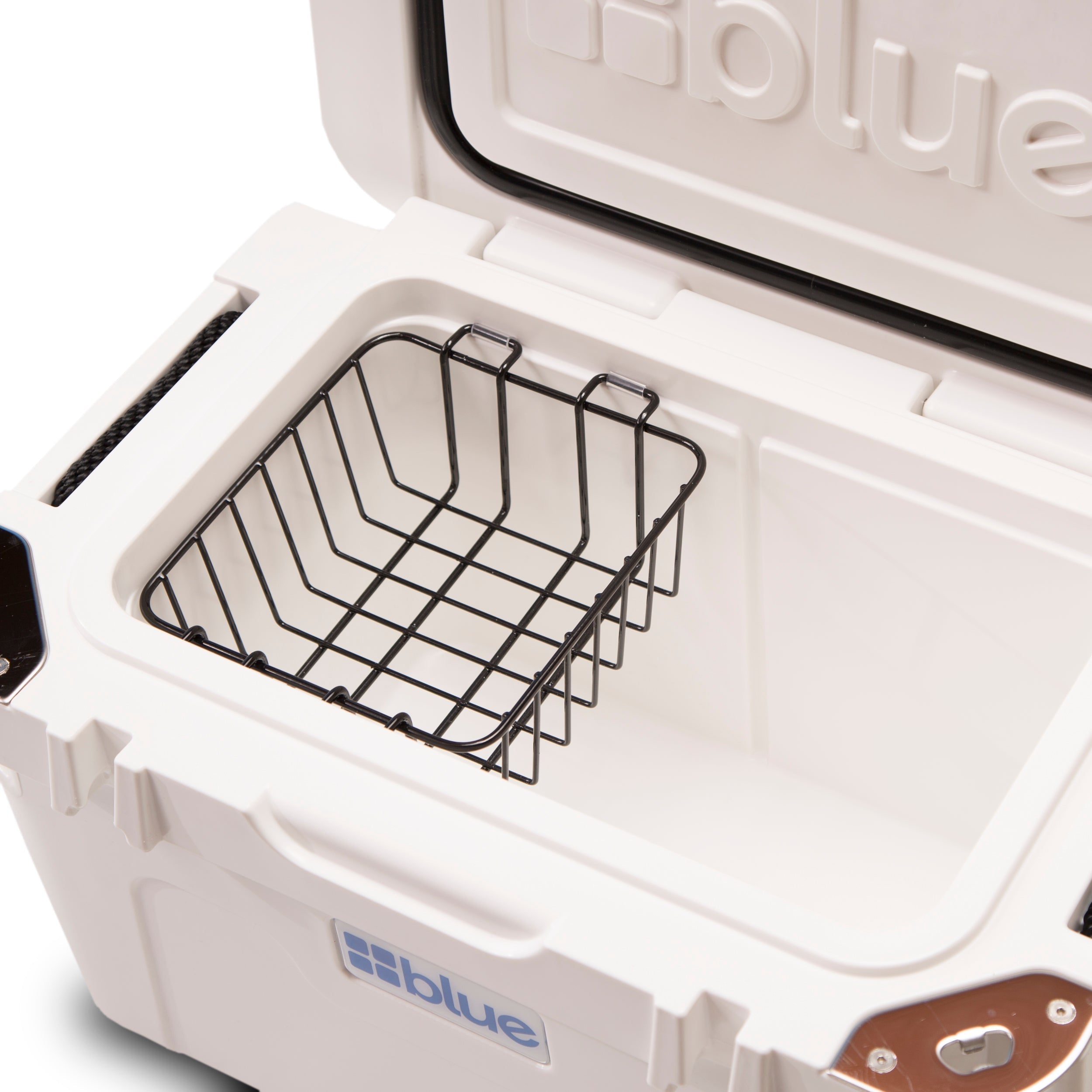 Blue Coolers Accessory Kit Cobalt - Divider/Cutting Board, Basket, Lock, Light, & Plug for Cobalt Coolers