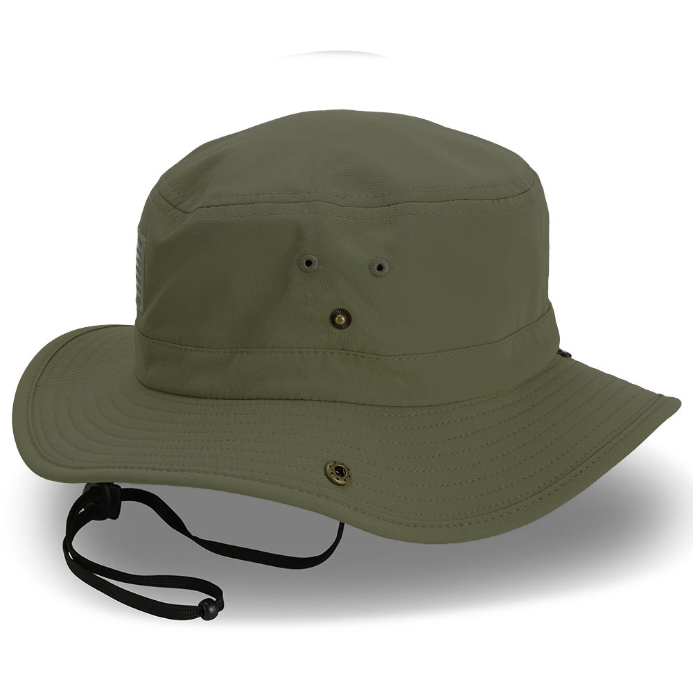 Bayou Full Brim American Flag Boonie Hat (Floats) by Paramount Outdoors