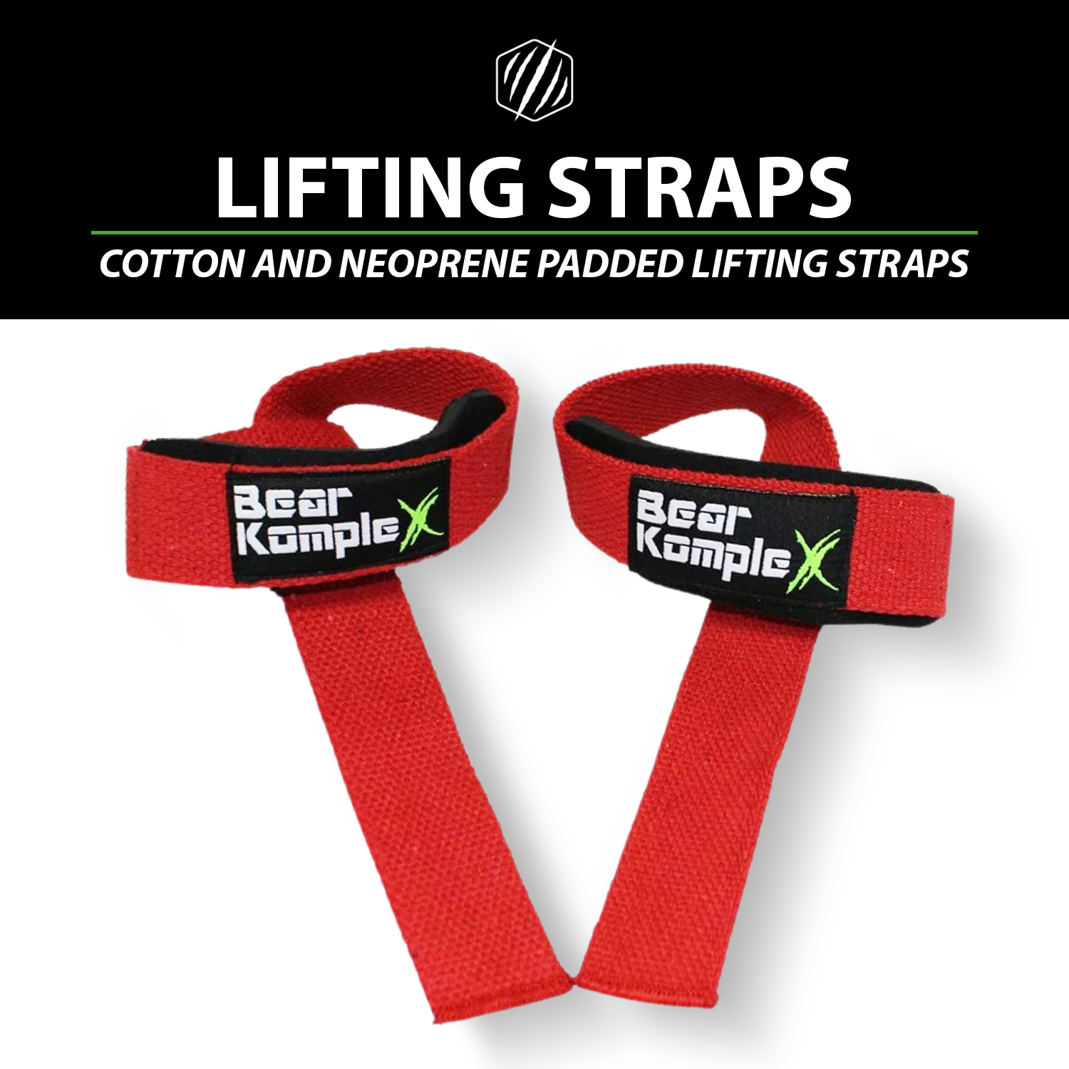 Bear KompleX Lifting Straps (Pair) by Bear KompleX