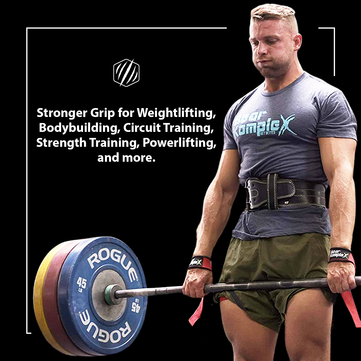 Bear KompleX Lifting Straps (Pair) by Bear KompleX