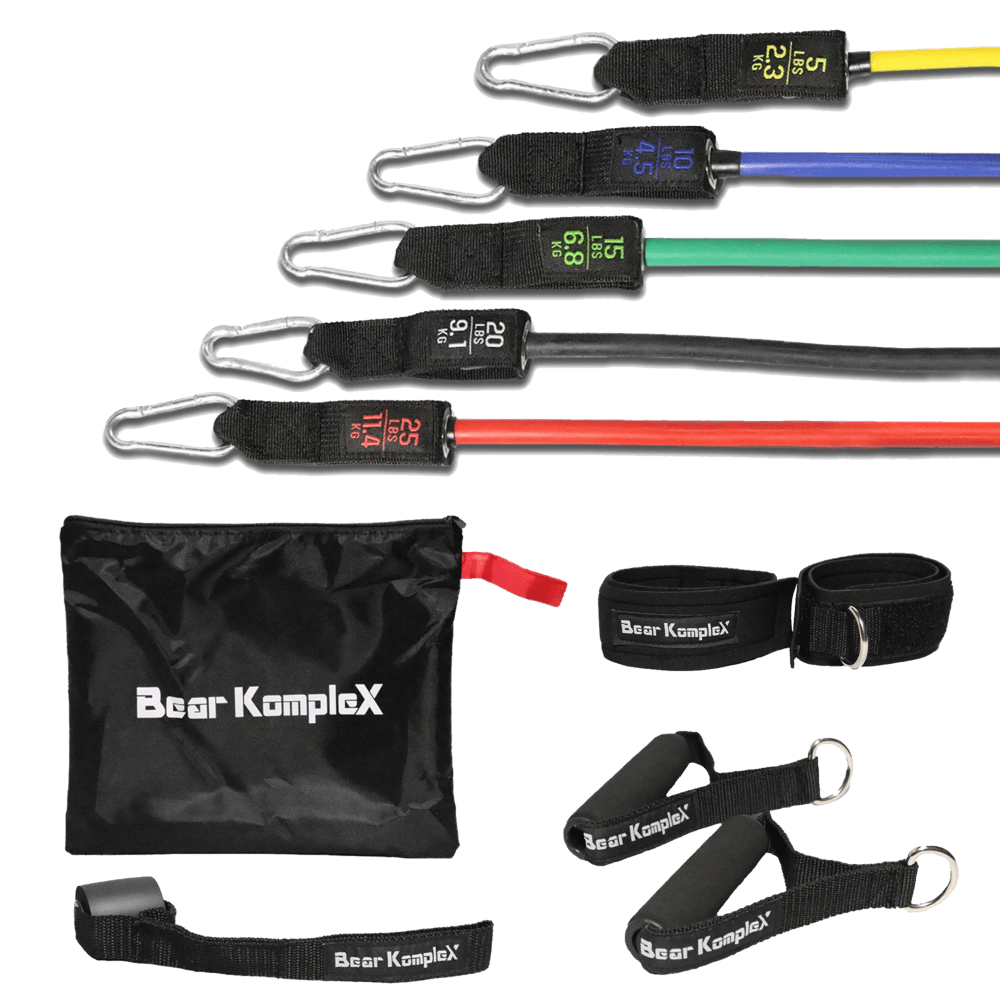 Bear KompleX 11 Piece Resistance Band Training Set by Bear KompleX
