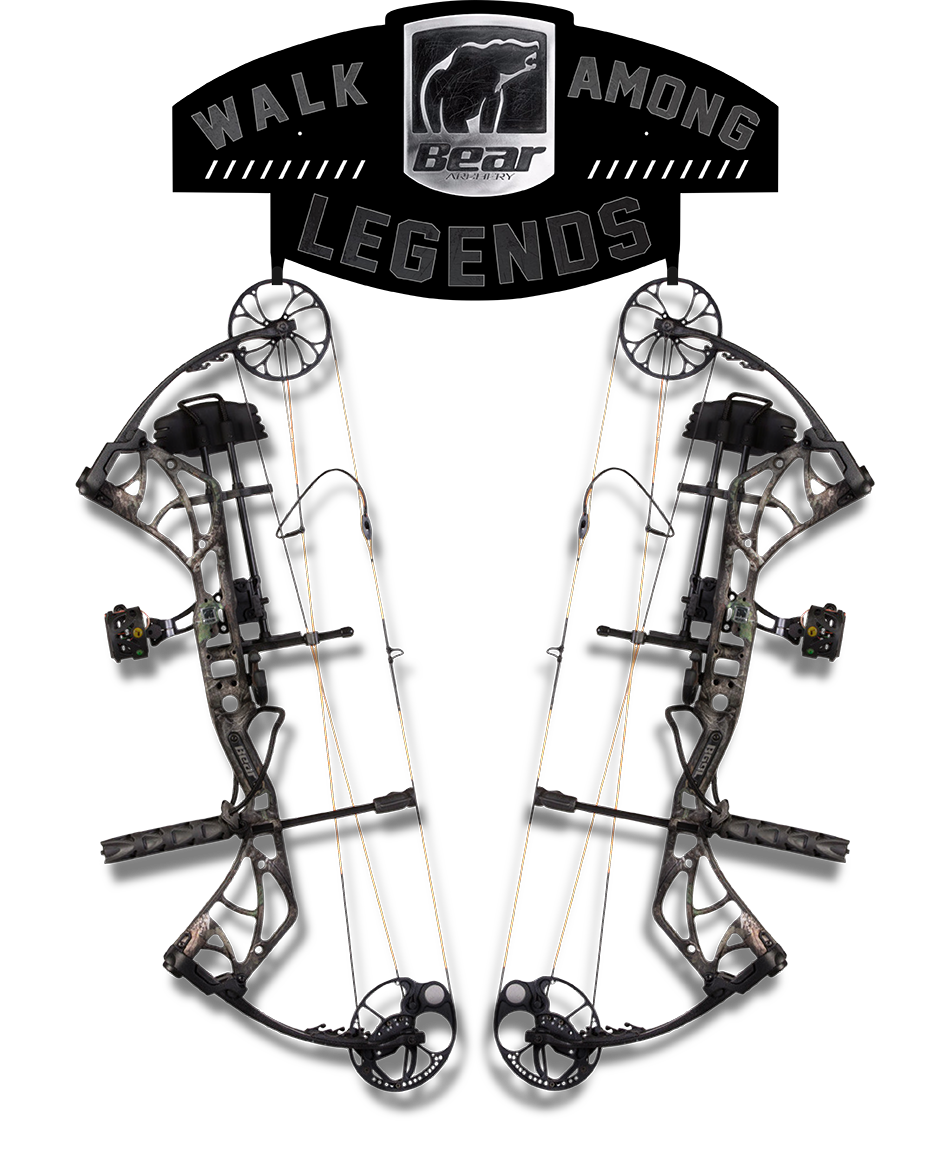Raxx Dual Bear Archery Bow Hanger — product view 3