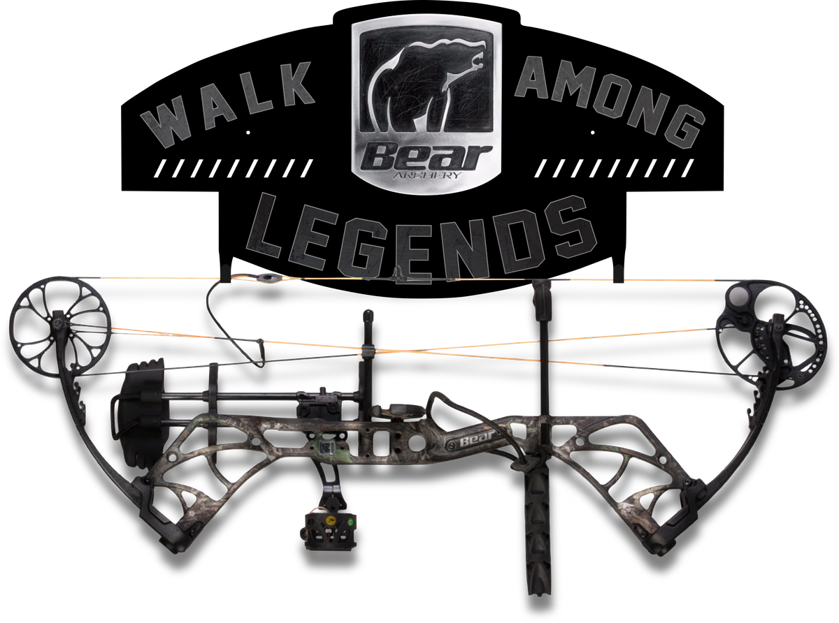 Raxx Dual Bear Archery Bow Hanger — product view 2
