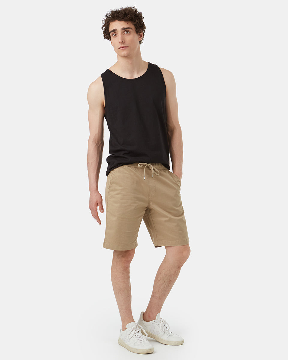 Tentree Twill Classic Short - Khaki