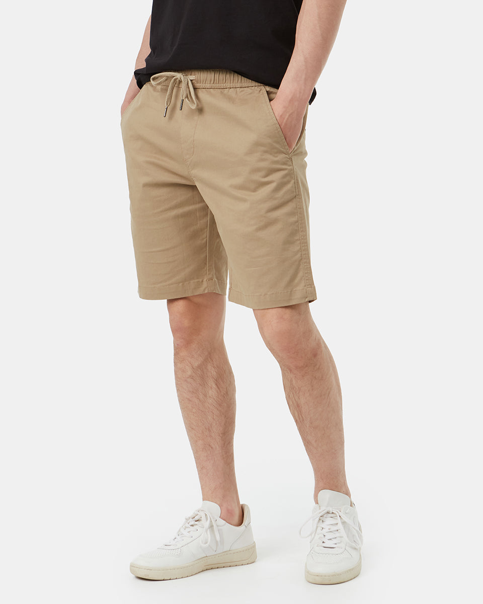 Tentree Twill Classic Short - Khaki