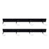 Blackstone Wall Mounted Bike Storage Rack | 8 Bikes | Black - product view 2