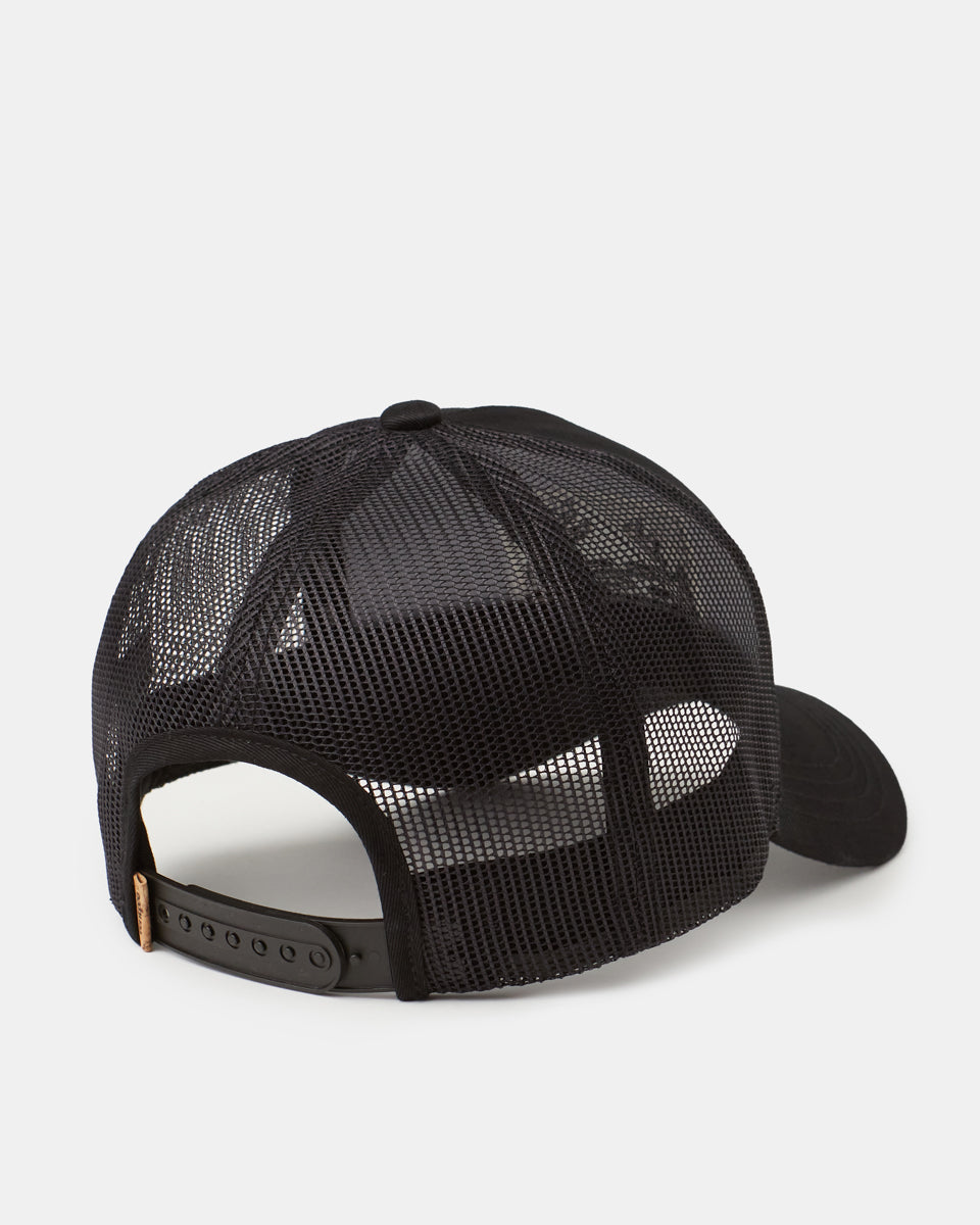 Tentree Adventure Patch Altitude Hat - Meteorite Black Cloud White