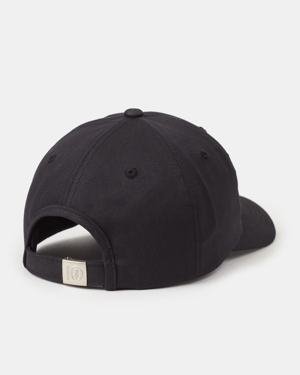 Tentree Slogan Peak Hat - Meteorite Black Out Of Office