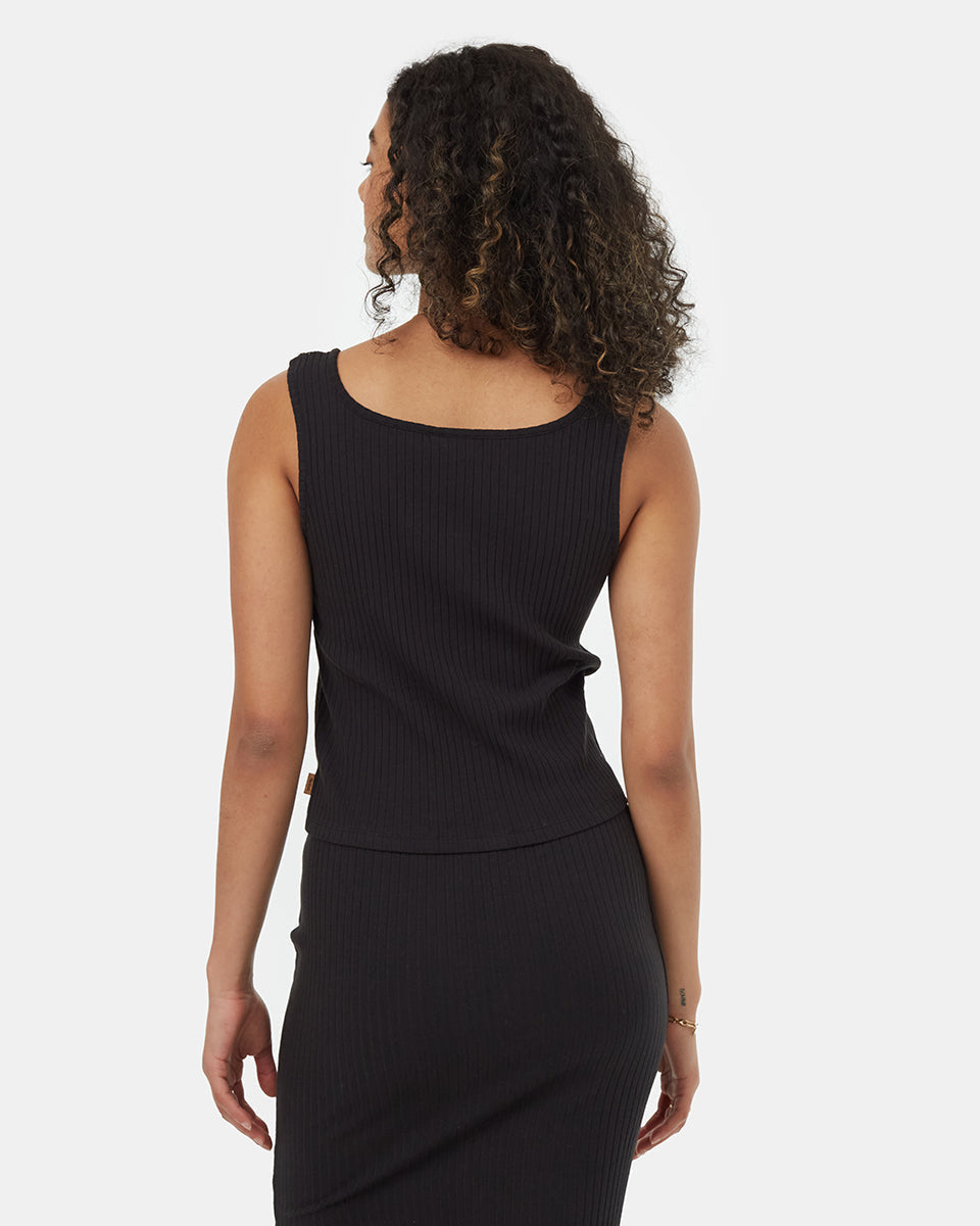 Tentree Women's Moraine Tank - Meteorite Black