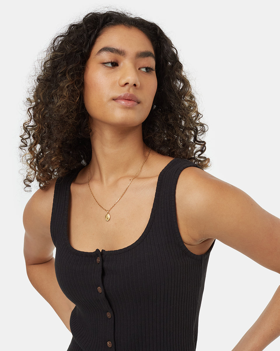 Tentree Women's Moraine Tank - Meteorite Black