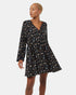 Tentree Women's Willows Dress - Meteorite Black Blossom
