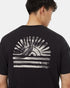 Tentree Men's Regenerative Cotton Sun T-Shirt - Meteorite Black Sugar Pine