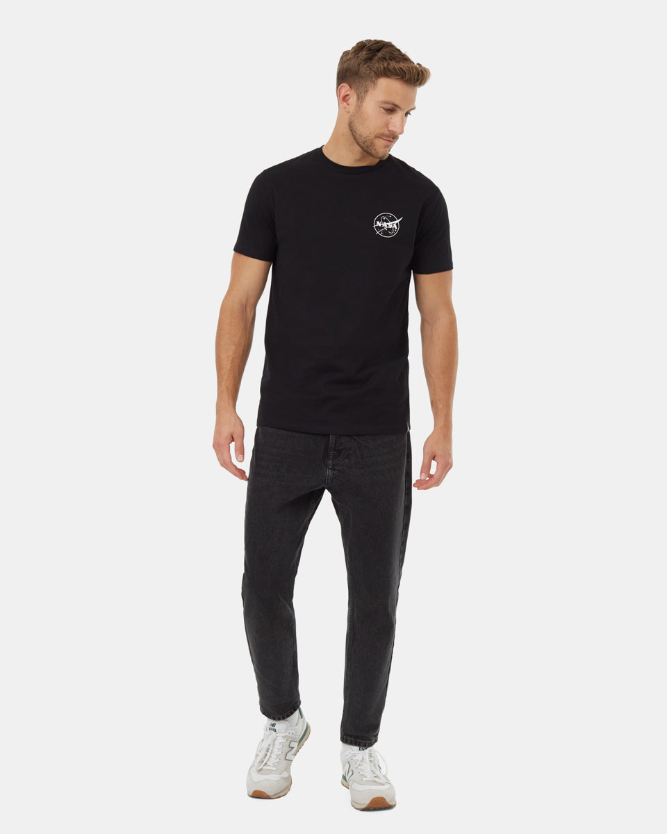 Tentree Men's Earth Rise T-Shirt - Meteorite Black Bright White