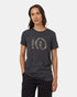 Tentree Women's Forage Ten T-Shirt - Meteorite Black Heather Pale Oak