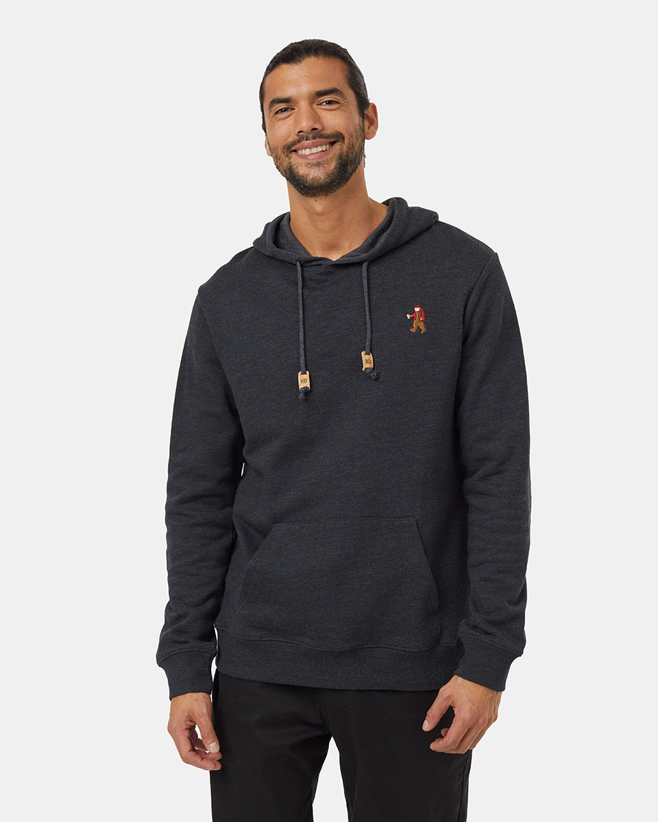 Tentree Men's Sasquatch Hoodie - Meteorite Black Heather Lumberjack
