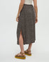 Tentree Women's Yaletown Skirt - Meteorite Black Scattered Dot