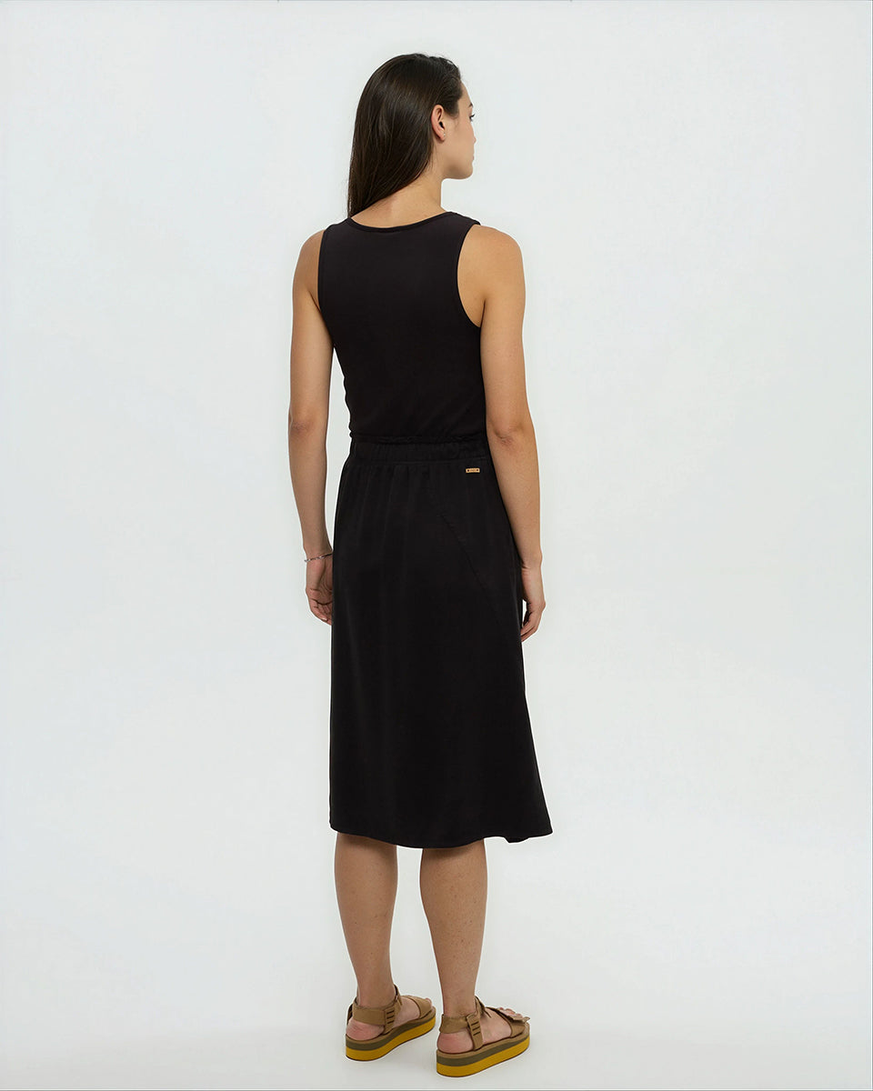 Tentree Women's Stoney Dress - Meteorite Black