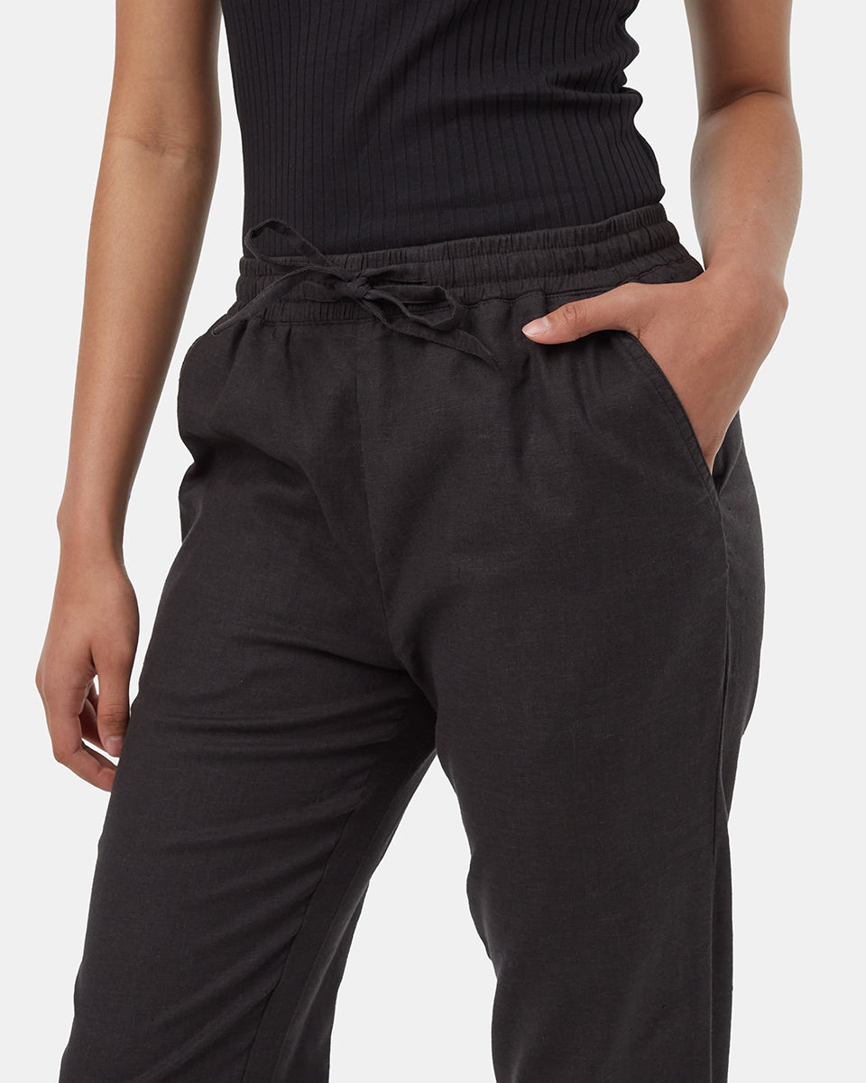 Tentree Women's Hemp Tencel Jogger - Meteorite Black