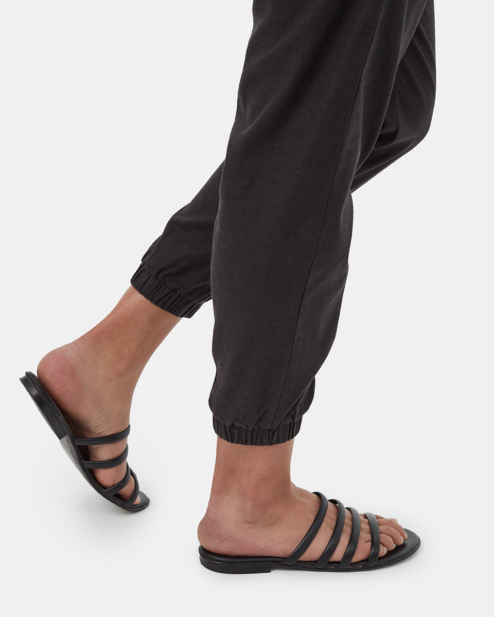 Tentree Women's Hemp Tencel Jogger - Meteorite Black