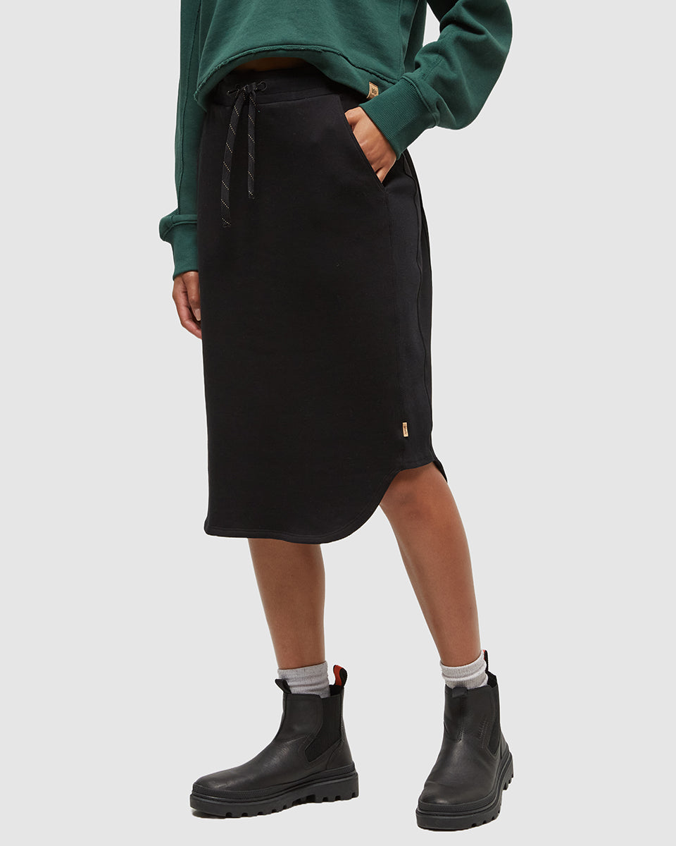 Tentree Women's Montrose Skirt - Meteorite Black