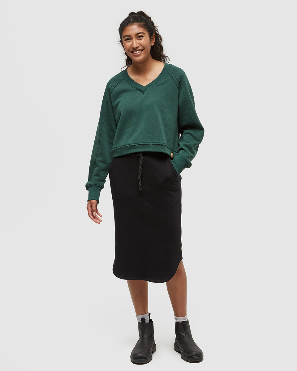 Tentree Women's Montrose Skirt - Meteorite Black
