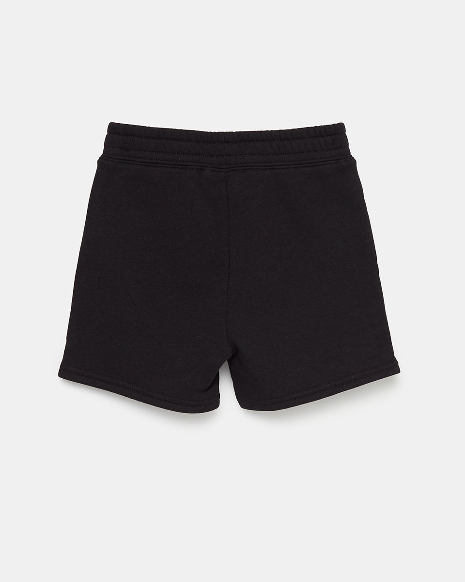 Tentree Kids TreeFleece Short - Meteorite Black