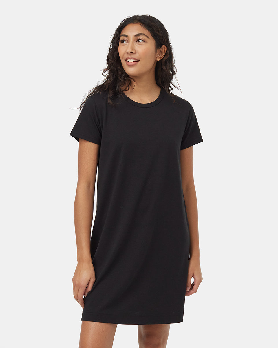 Tentree Women's TreeBlend T-Shirt Dress - Meteorite Black