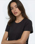 Tentree Women's TreeBlend T-Shirt Dress - Meteorite Black