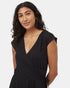 Tentree Women's TreeBlend Wrap Front Dress - Meteorite Black