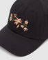 Tentree Vine Floral Peak Hat - Meteorite Black Hazelnut