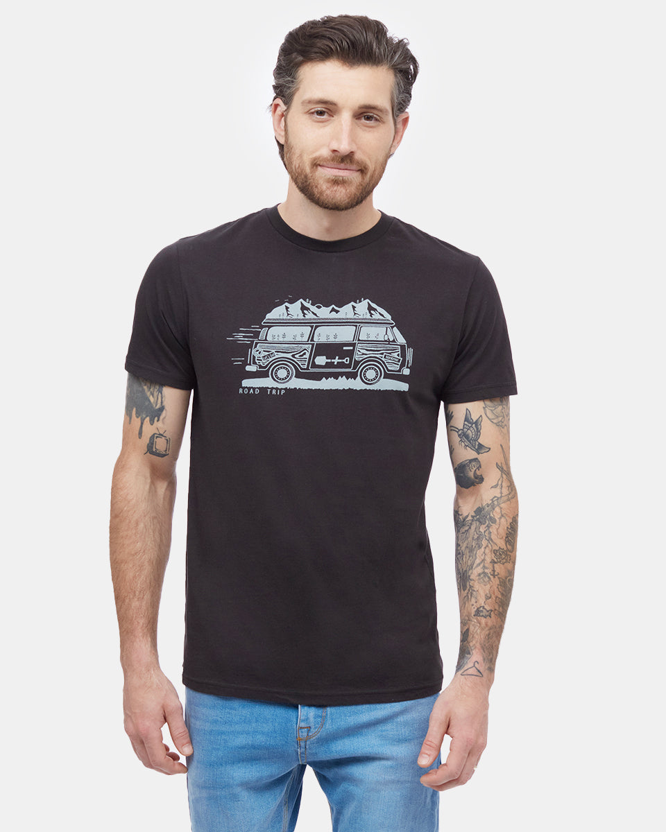 Tentree Road Trip T-Shirt - Meteorite Black