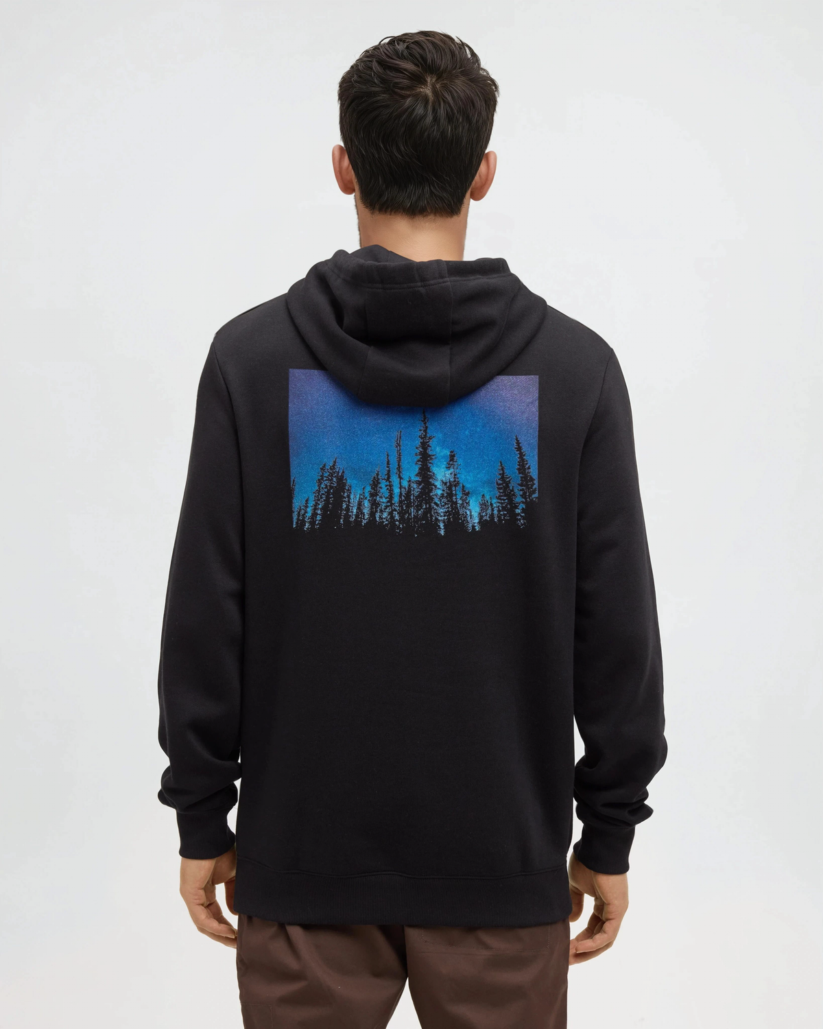 Tentree Men's Parks Midnight Forest Hoodie - Meteorite Black Midnight Forest